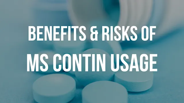 Contin Navigating the Benefits and Risks of MS Contin Usage
