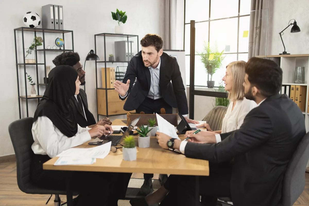 Obsessive-Compulsive Personality Disorder Man Leading a Meeting