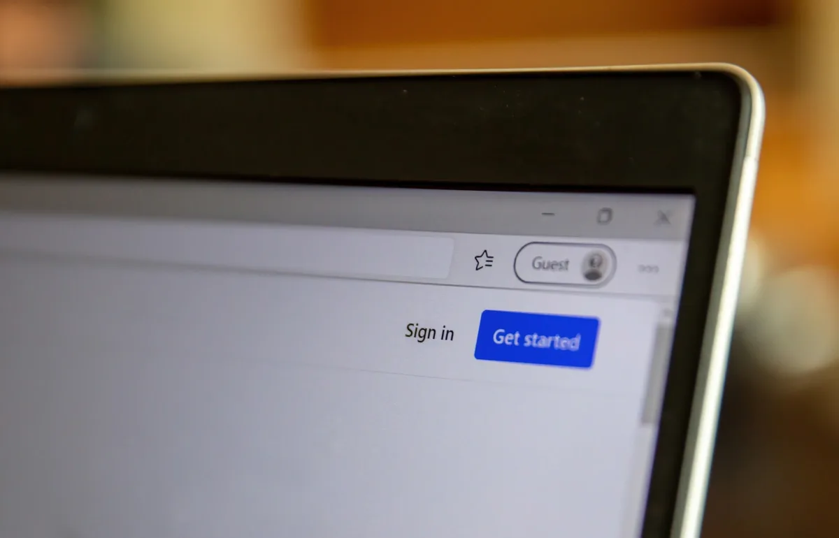 Internet Addiction: Close up of a laptop