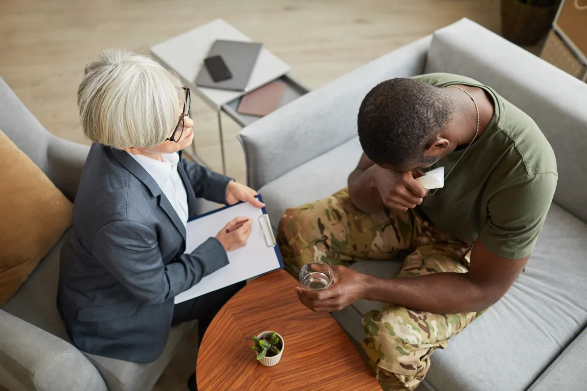 Therapist Diagnosing PTSD