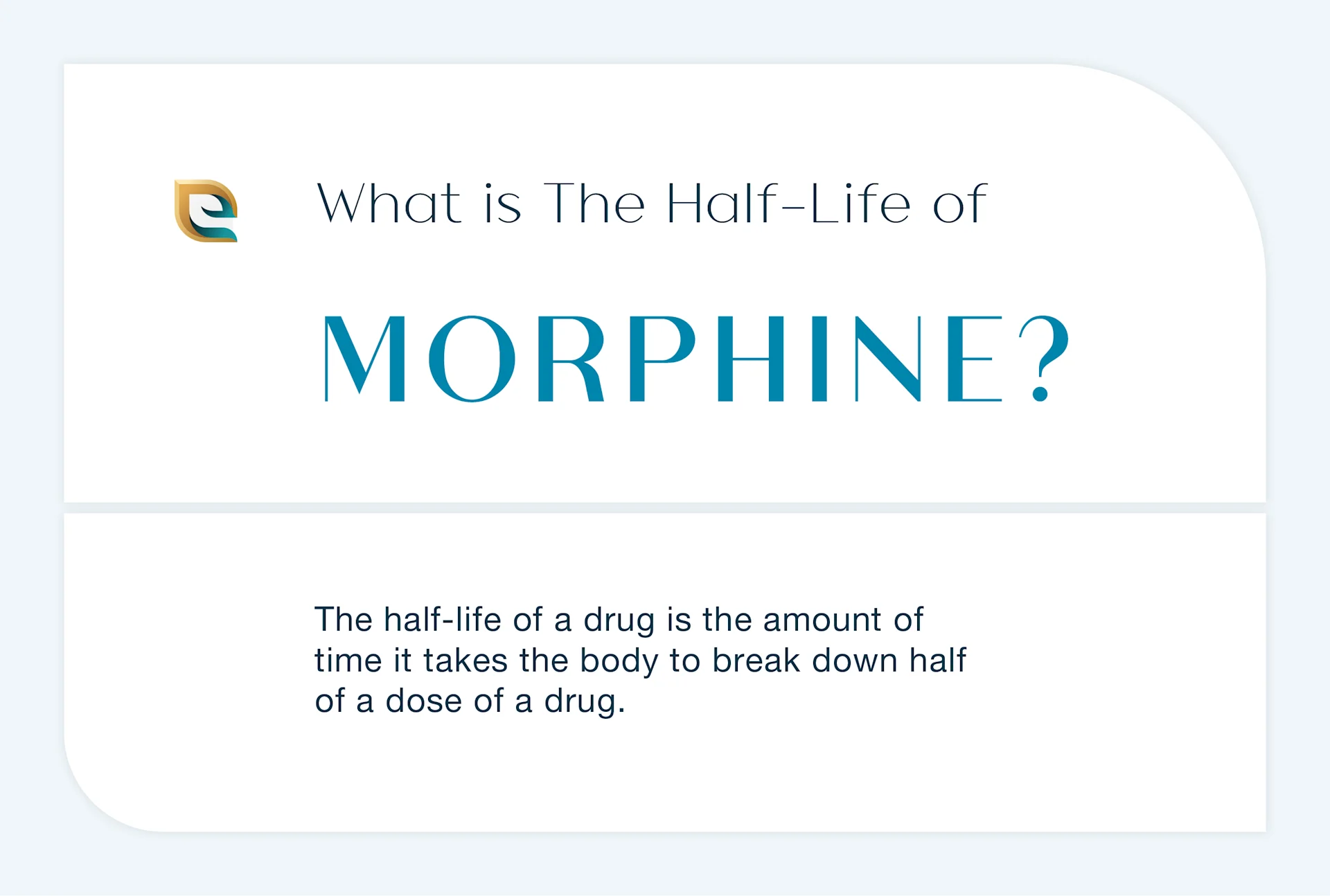 What half life of Morphine
