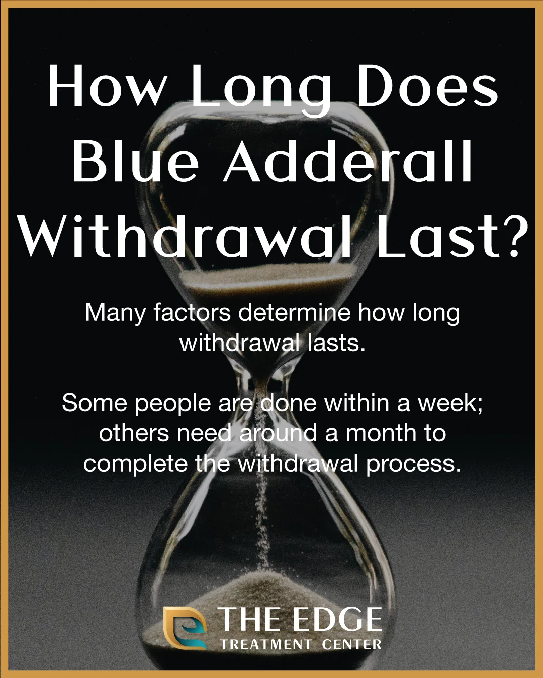 How Long Does Blue Adderall Withdrawal Last?