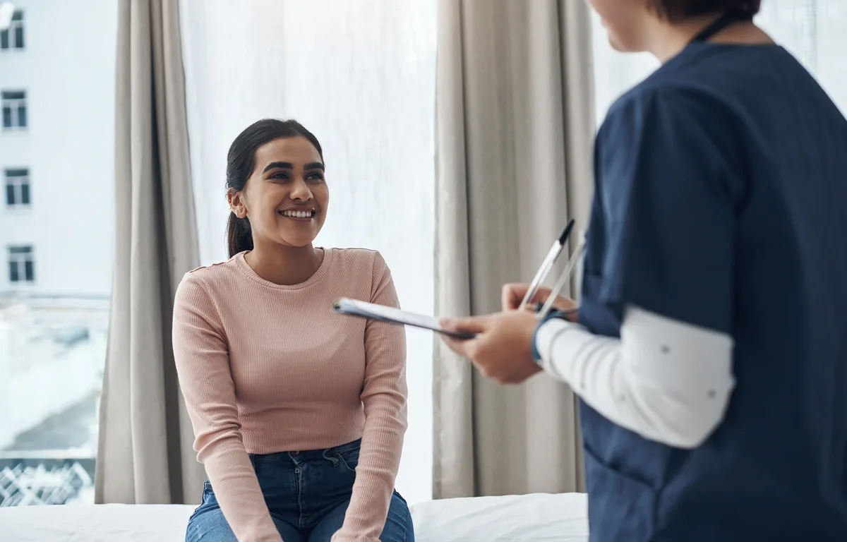 Happy Woman Experiencing Therapy Progress