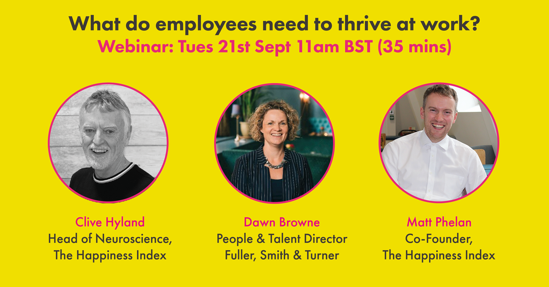 What do employees need to thrive at work - Webinar banner