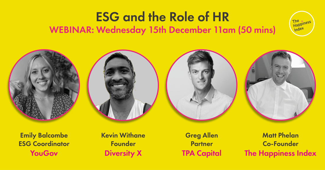 ESG in HR: What it is and the role of HR - Webinar banner