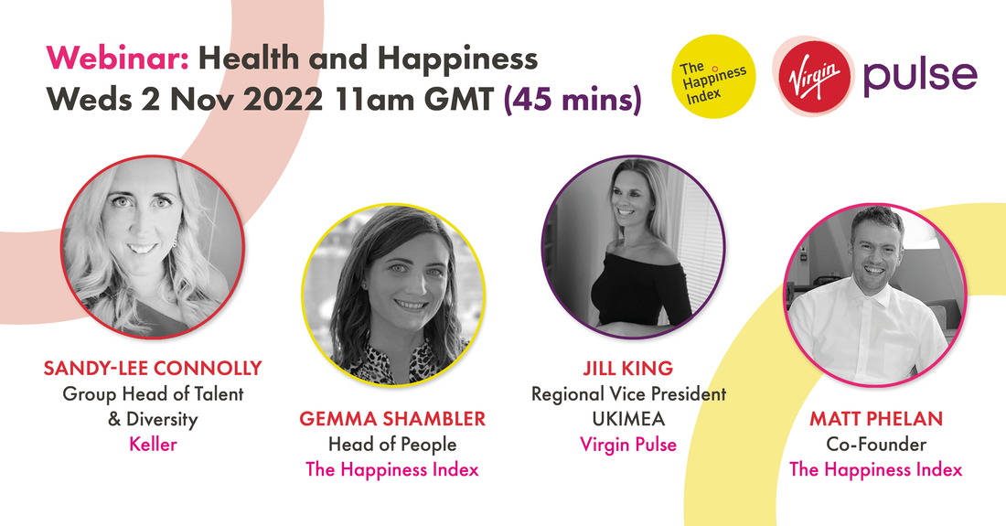 Health and happiness - Webinar banner