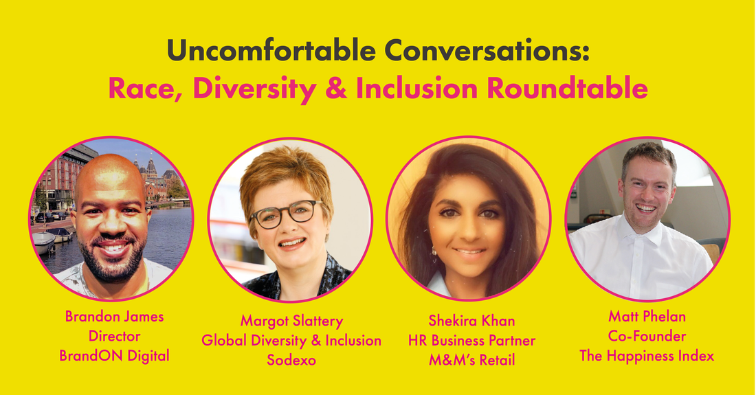 Uncomfortable conversations: Race, diversity and inclusion - Webinar banner