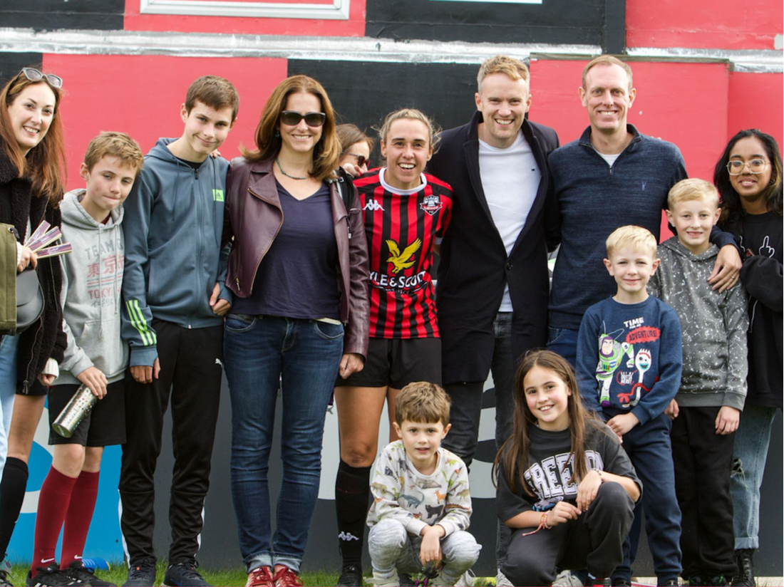 Lewes FC captain Rhian Cleverly and The Happiness Index