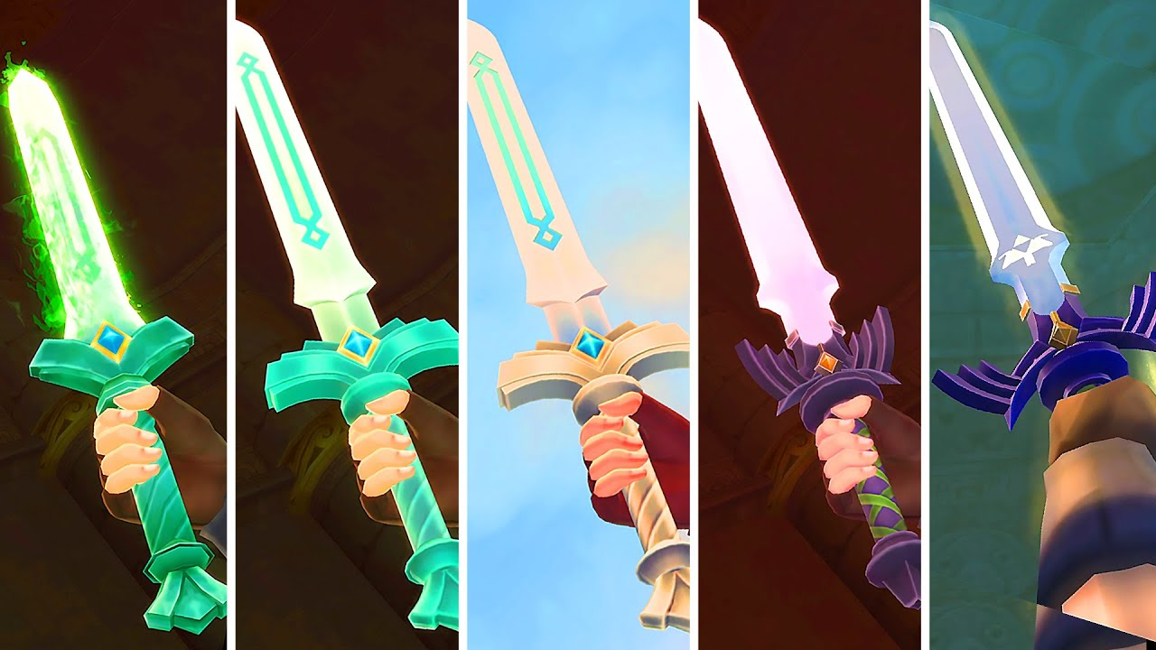 The Legend of Zelda: Skyward Sword - Goddess Sword to Master Sword | Image: Nintendo