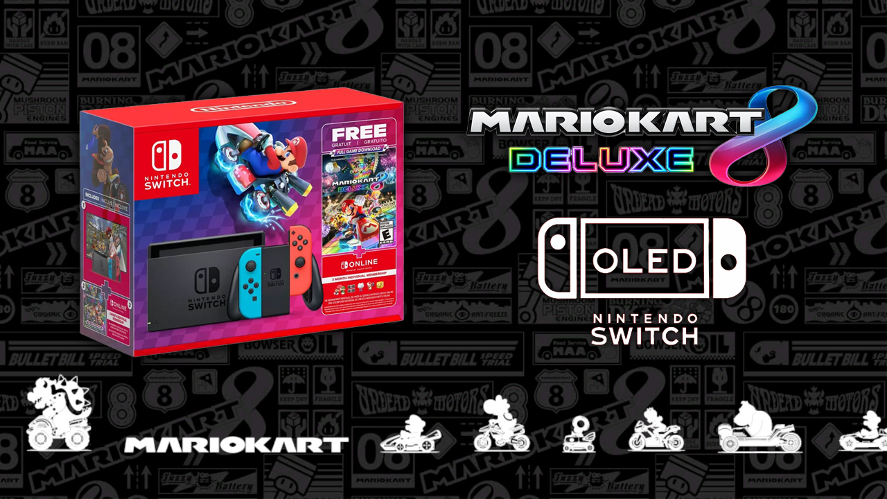 Nintendo switch mario kart 8 hot sale deluxe bundle