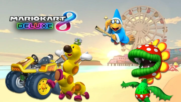 Mario Kart 8 Adds Petey Piranha, Kamek, and Wiggler