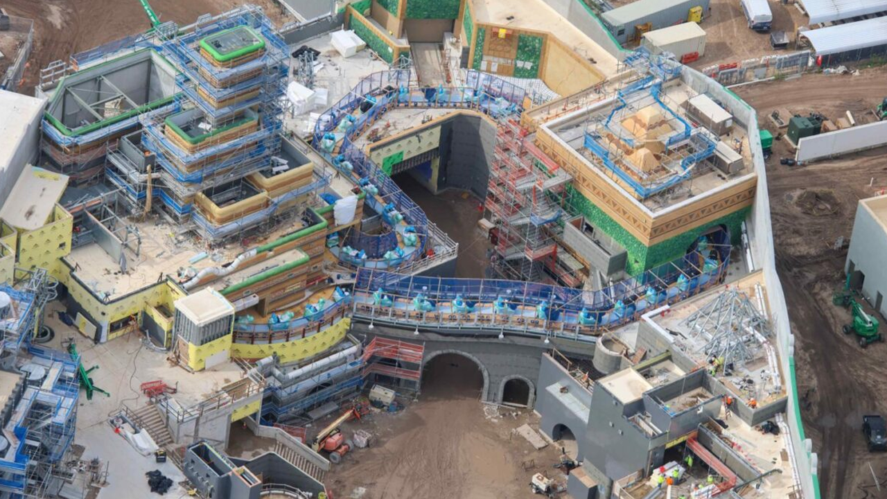 Super Nintendo World, Orlando Construction Progress - Yoshi's Adventure | Image: bioreconstruct