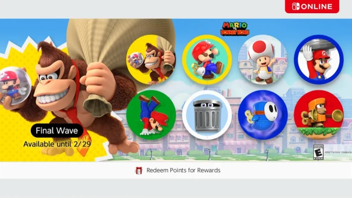 Last Call for Mario vs. Donkey Kong Icons on Nintendo Switch Online