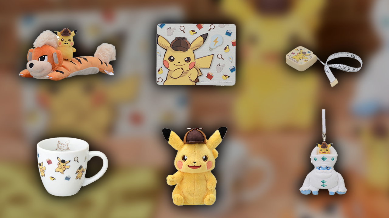 Detective Pikachu Merchandise | Image: Pokemon.com