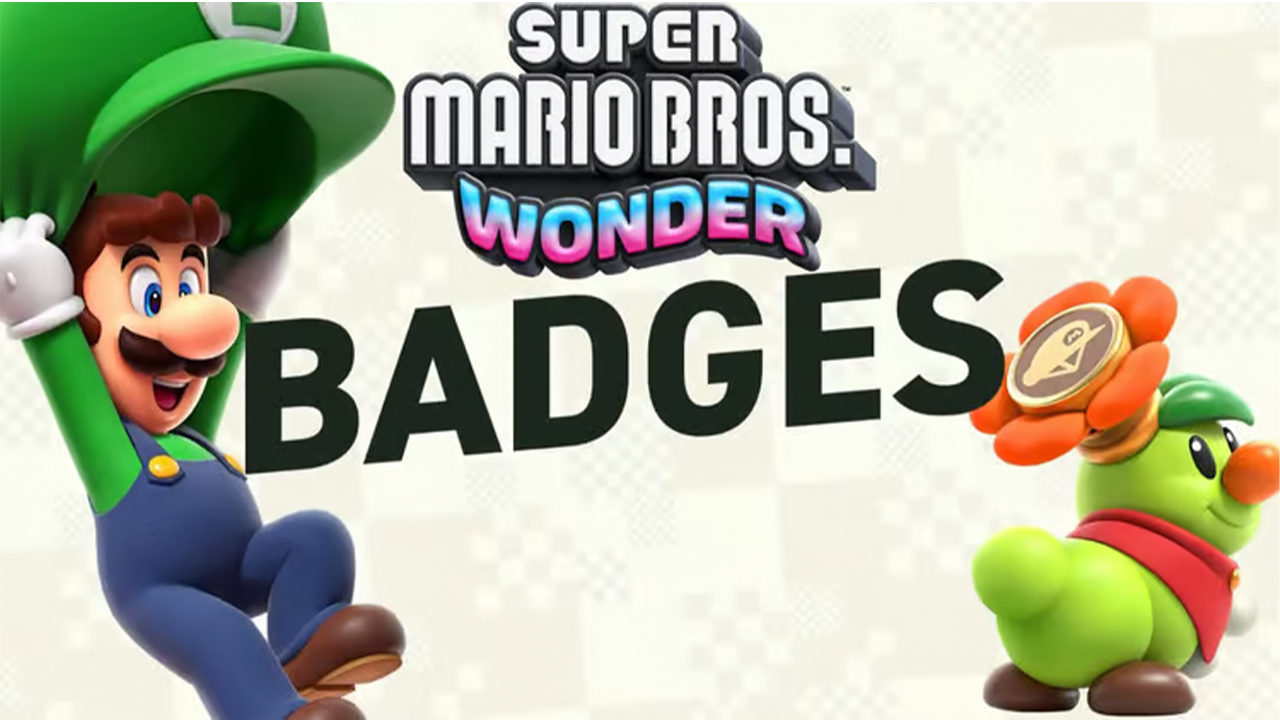 Super Mario Bros Wonder Badges | Image: Nintendo