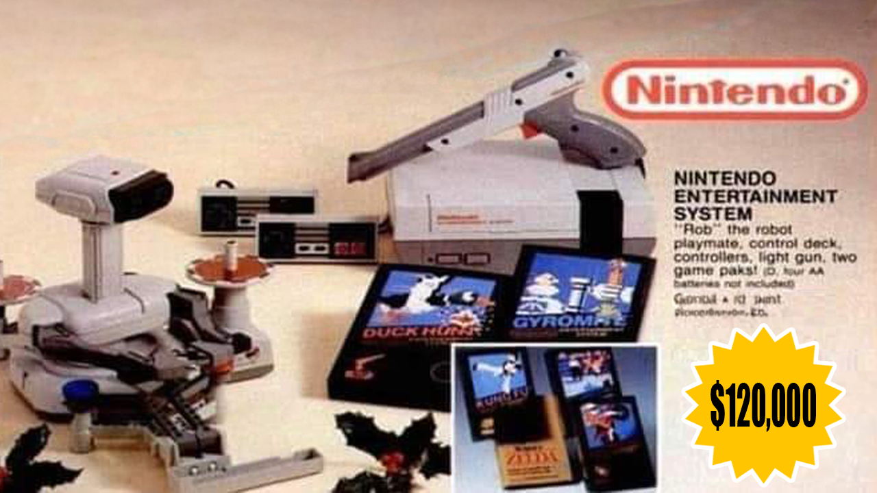 Sold! Nintendo Entertainment System Deluxe Set (1986) Sells for ...