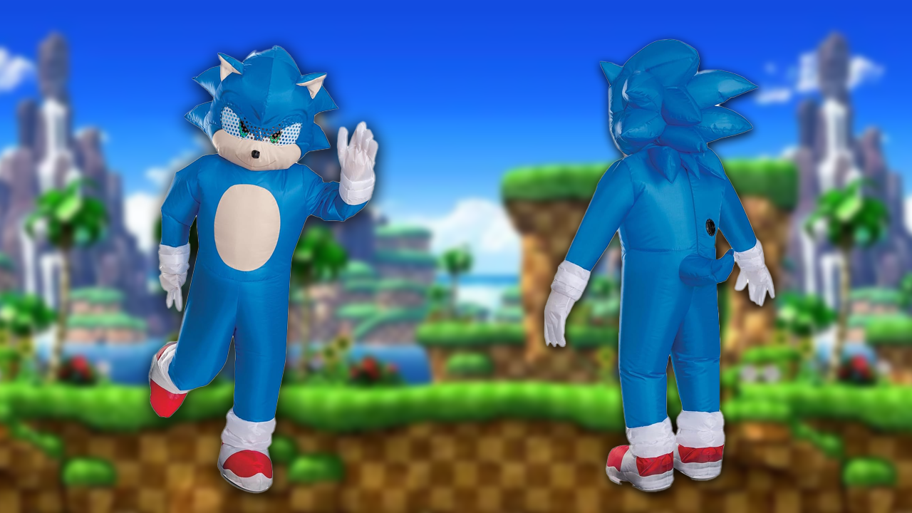 Sonic the Hedgehog Halloween Men's Costume | Image: Amazon