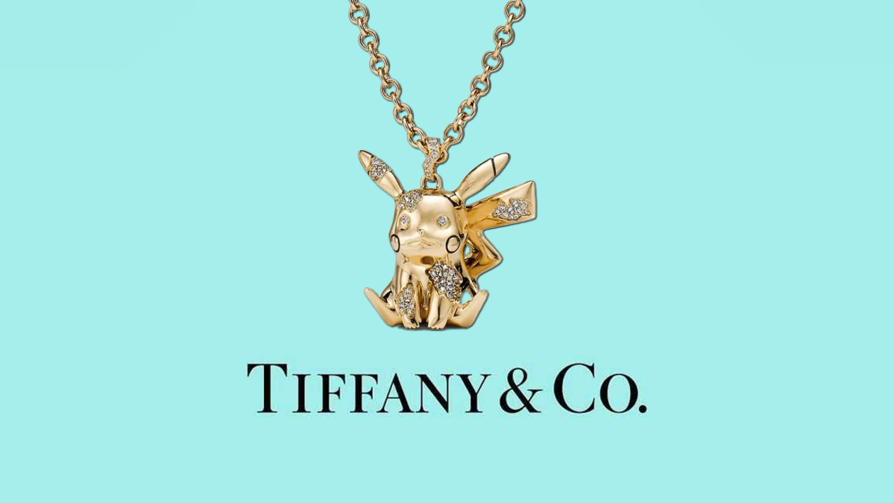 Tiffany & Co x Daniel Arsham Pokémon Pendants - Pikachu | Image: Tiffany & Co.; Nintendo Supply