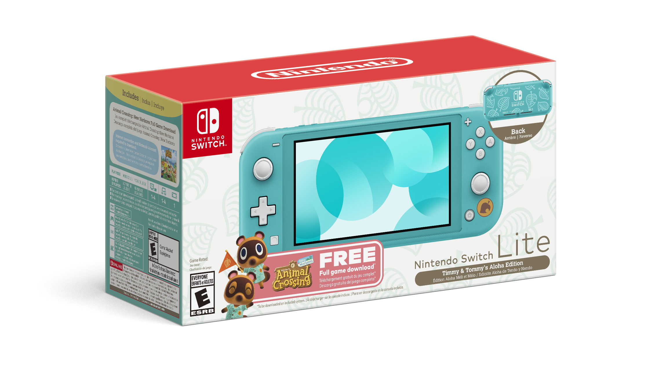 Nintendo Switch Lite (Timmy & Tommy’s Aloha Edition) Animal Crossing: New Horizons Bundle | Image: Nintendo