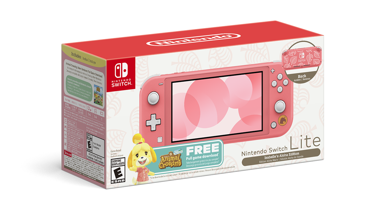 Nintendo Switch Lite (Isabelle’s Aloha Edition) Animal Crossing: New Horizons Bundle | Image: Nintendo