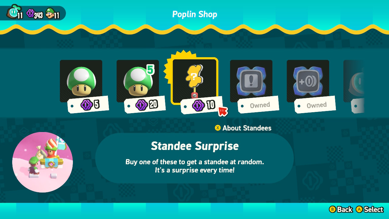 Poplin Shop Super Mario Bros. Wonder | Screenshot: Nintendo Supply