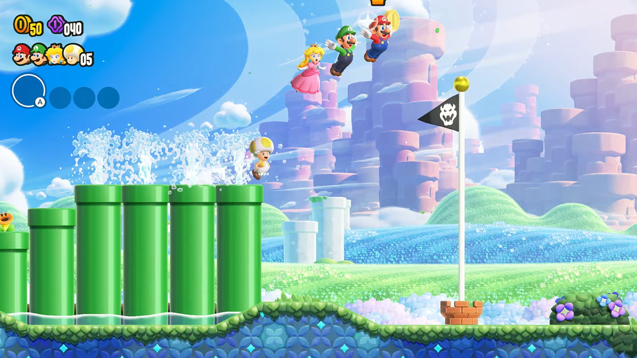New Super Mario Bros. Wonder Live Gameplay from Nintendo Treehouse