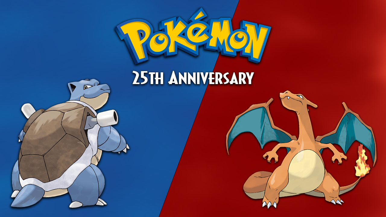 Pokémon Red and Blue Celebrate 25 Year Anniversary of North