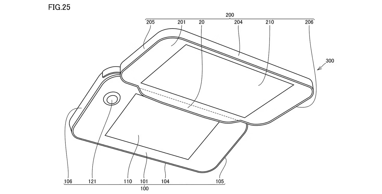 Nintendo Handheld Patent - Figure 25 | Image: Nintendo