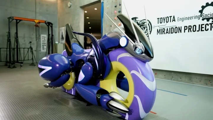 Toyota Engineers Craft Life-Sized Miraidon Pokémon Motorbike