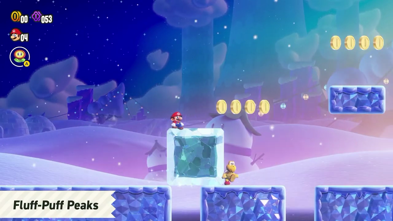 Super Mario Bros. Wonder - Fluff-Puff Peaks | Nintendo