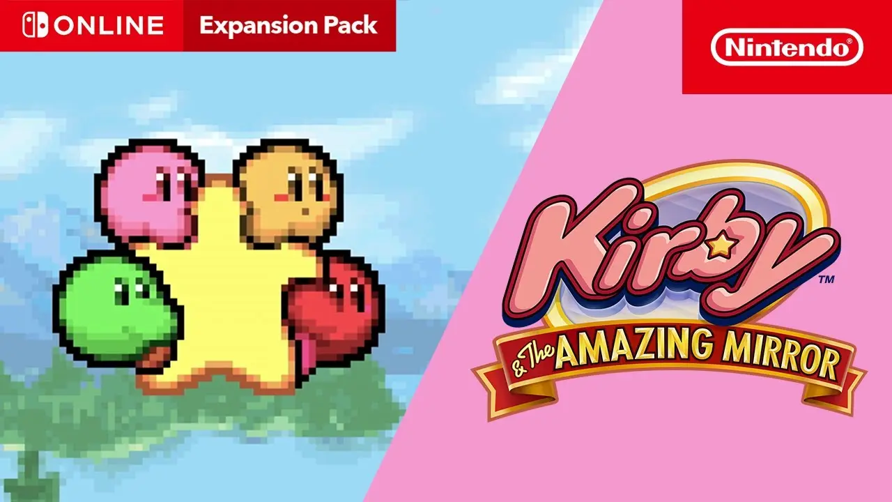 Kirby & The Amazing Mirror Added to Nintendo Switch Online + Expansion Pass
