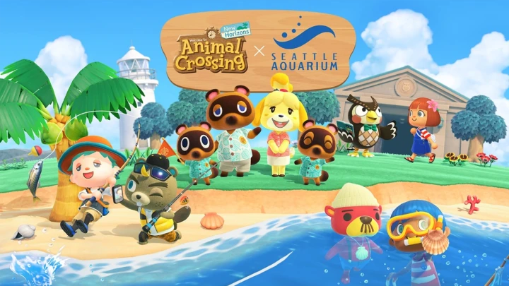 Seattle Aquarium Joins Forces with Nintendo to Bring Animal Crossing to Reality