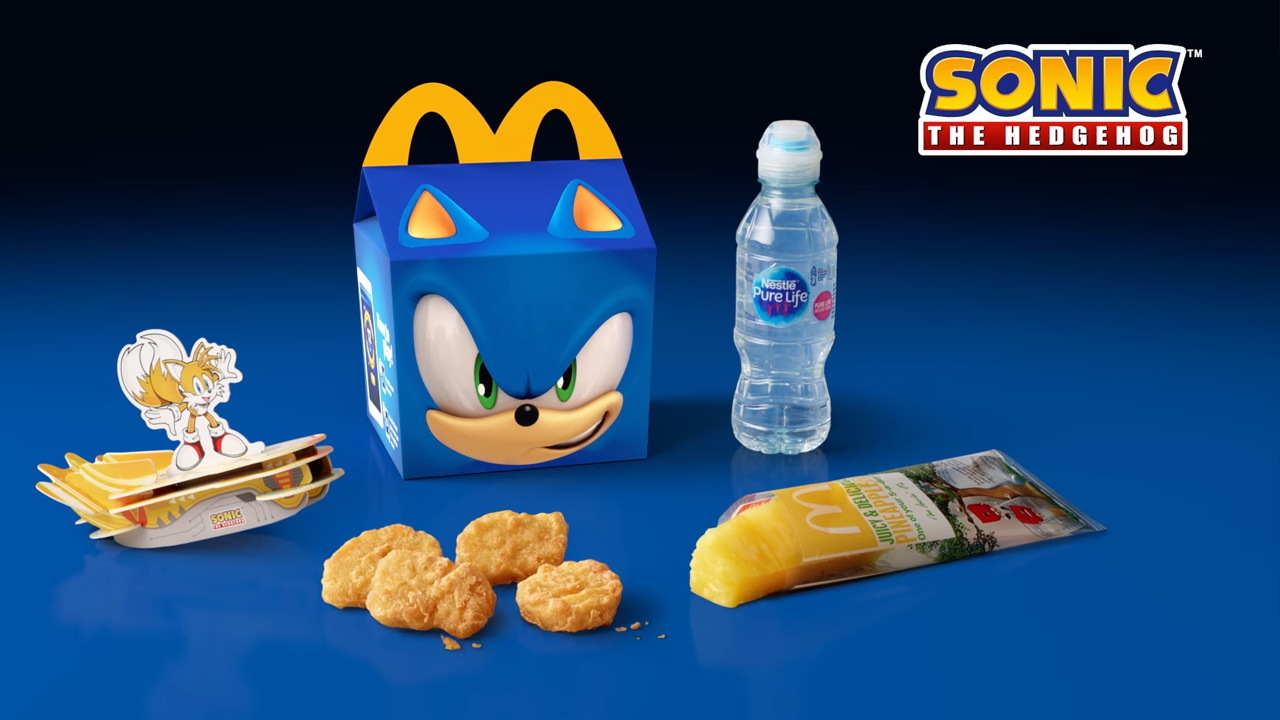 Sonic the Hedgehog Takes Over McDonald s UK Happy Meals Through