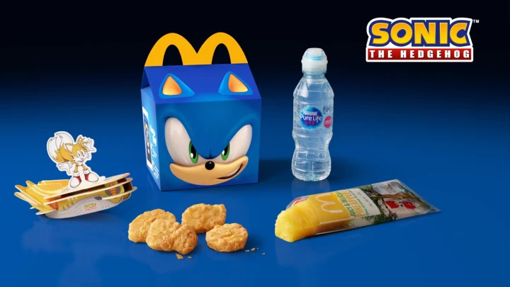 Sonic the Hedgehog Takes Over McDonald’s UK Happy Meals Through February 6th