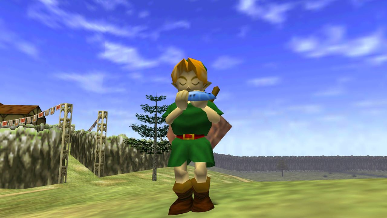Zelda: Ocarina of Time - Link Playing Ocarina | Image: Nintendo