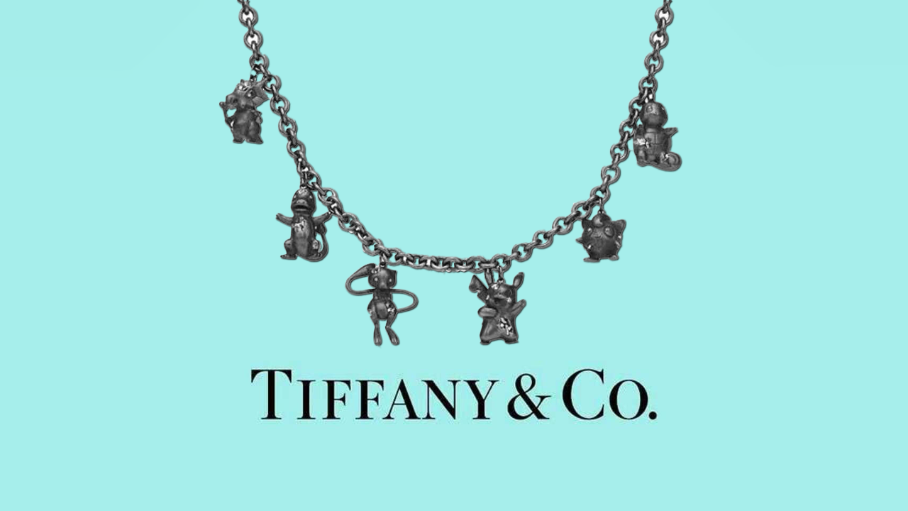 Tiffany & Co x Daniel Arsham Pokémon Pendants | Image: Tiffany & Co; Nintendo Supply