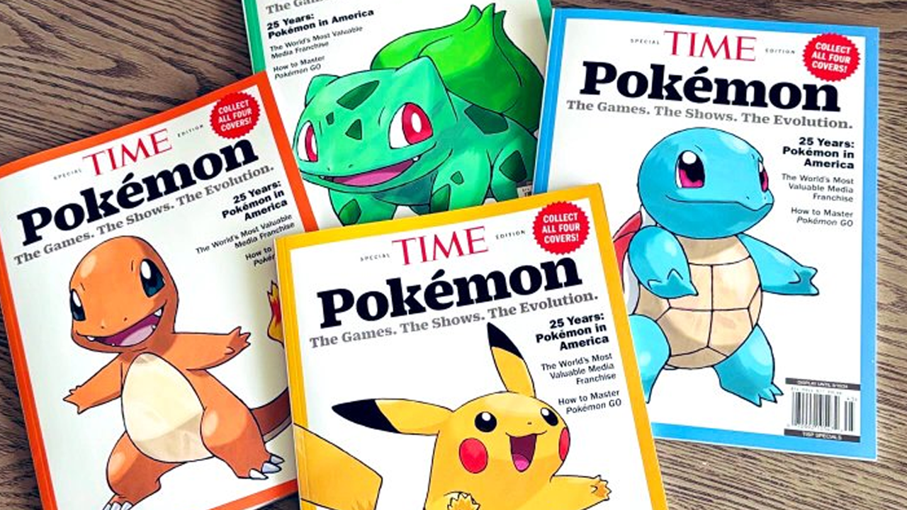 Time Magazine Celebrates 25 Years of Pokémon with Collectible Issues