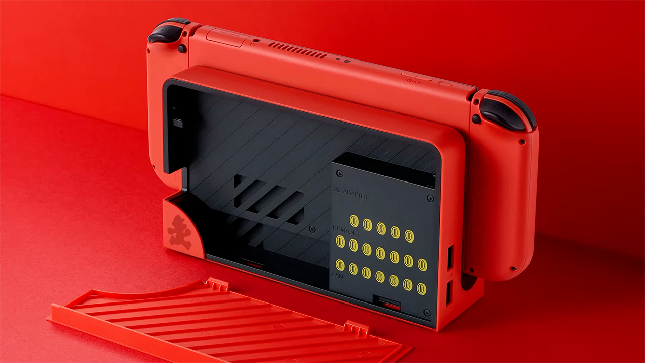 Nintendo Switch Mario Red Edition - Console Back | Image: Nintendo Supply