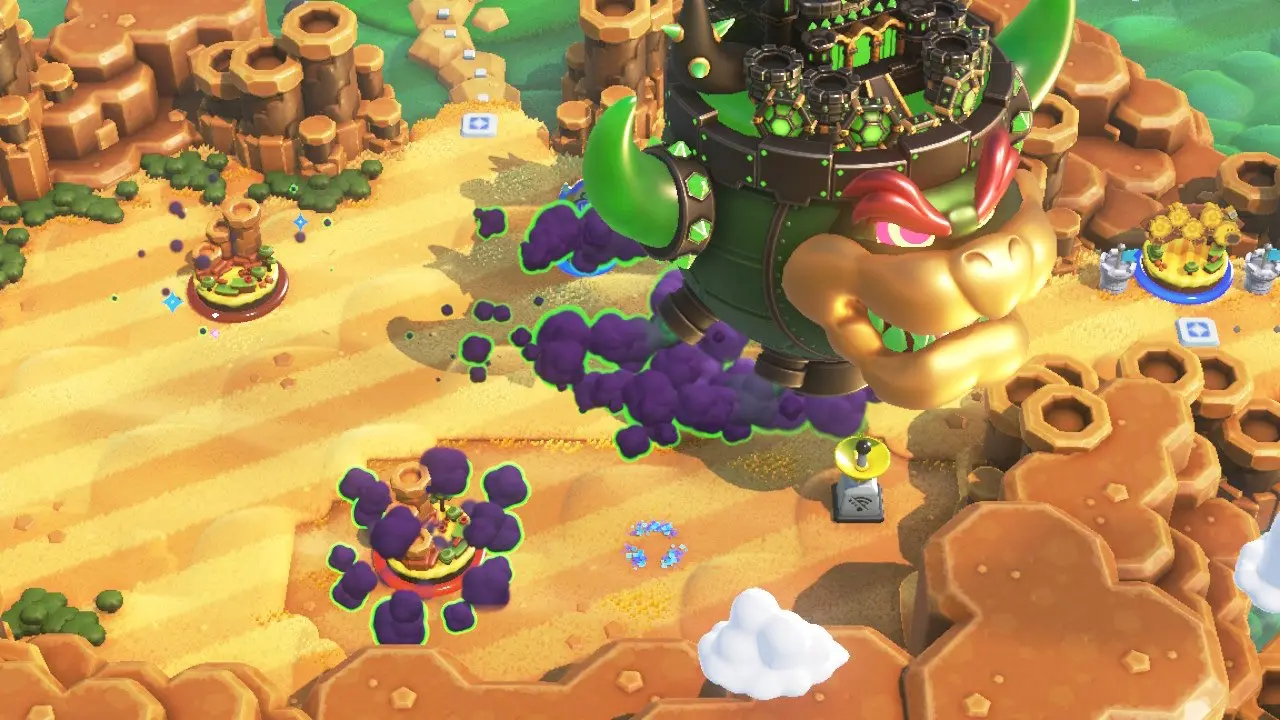 Super Mario Bros. Wonder - Castle Bowser; Pipe-Rock Plateau | Image: Nintendo Supply