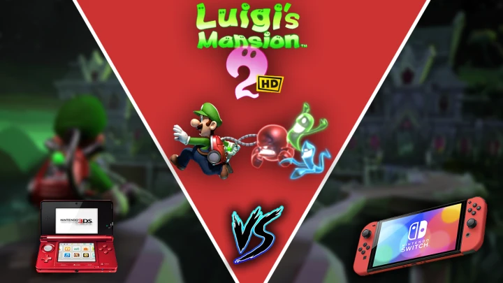 Analysis of Luigi's Mansion 2 Graphics on Switch vs Nintendo 3DS