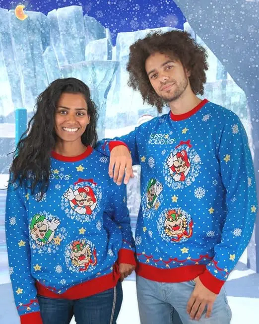 Ugly Mario Christmas Sweater | Image: Numskull