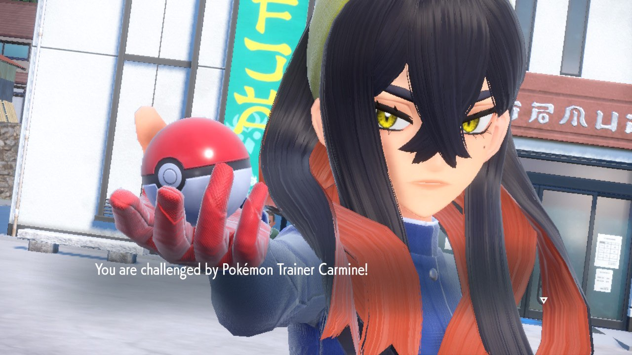 Pokémon Scarlet and Violet: The Teal Mask - Carmine | Image: Nintendo Supply