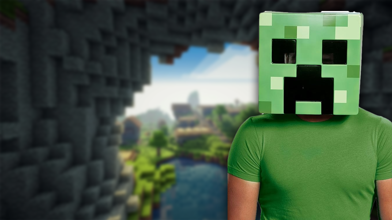 Minecraft Halloween Mask | Image: Amazon