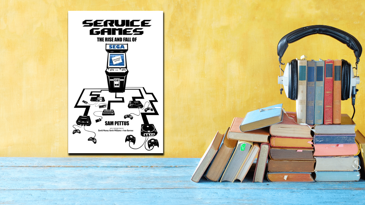 "Service Games: The Rise and Fall of SEGA: Enhanced Edition", Sam Pettus | Image: Nintendo Supply; Amazon