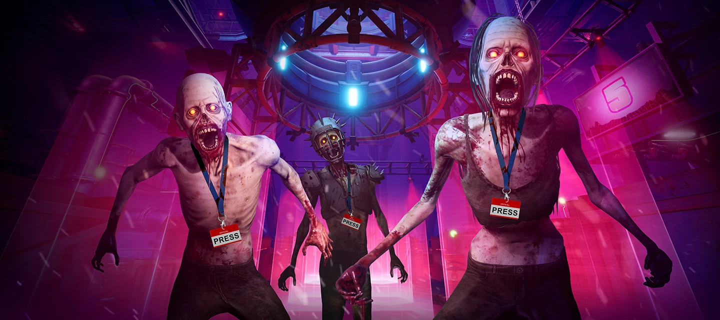 Zombies in VR experience