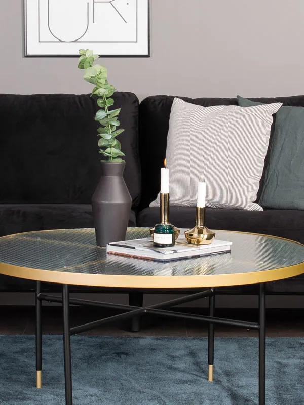 Boom soffa svart Venture Design