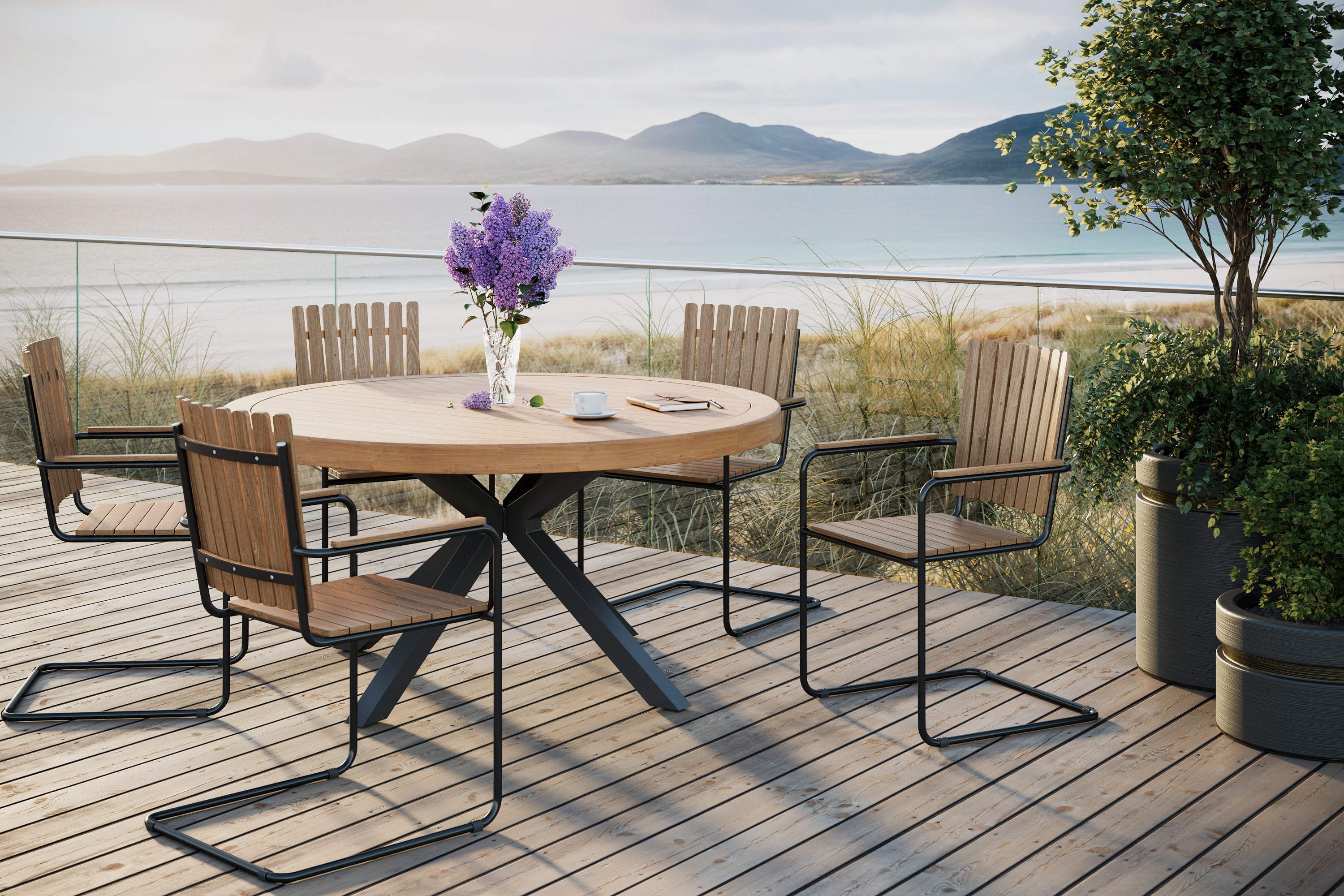 Long Island matbord från Sunzo