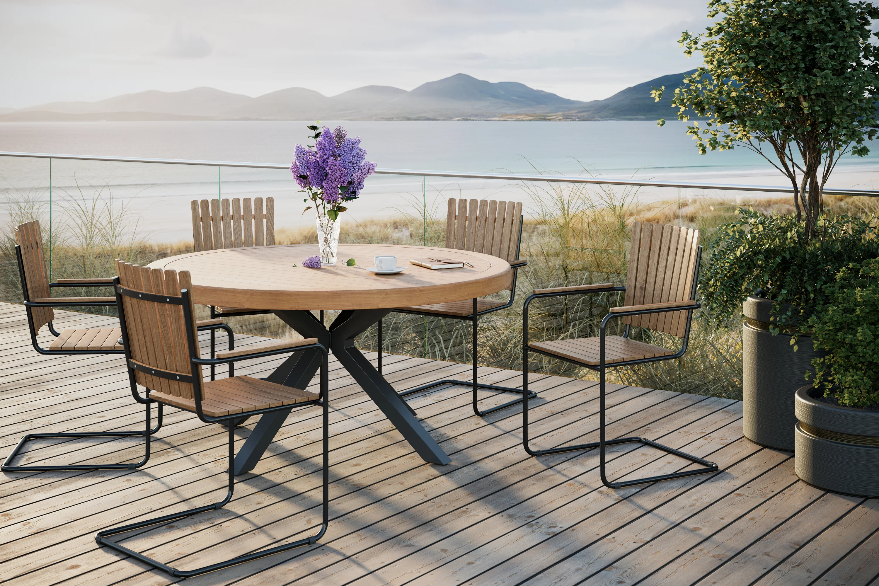 Long Island matbord från Sunzo