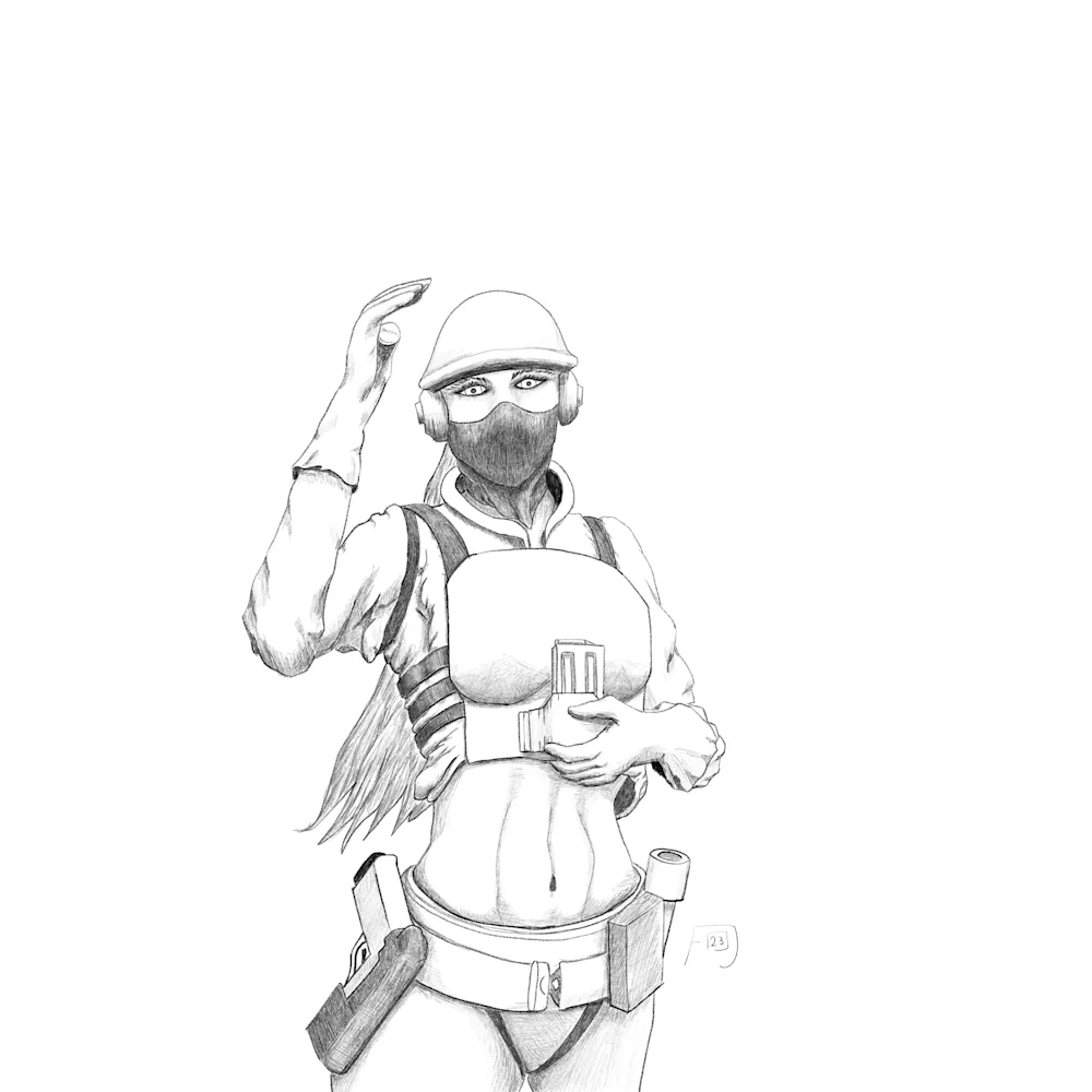 Artwork Nothing concealed  Category Character Comics Figure Portrait Sketch Media Digital Pencil