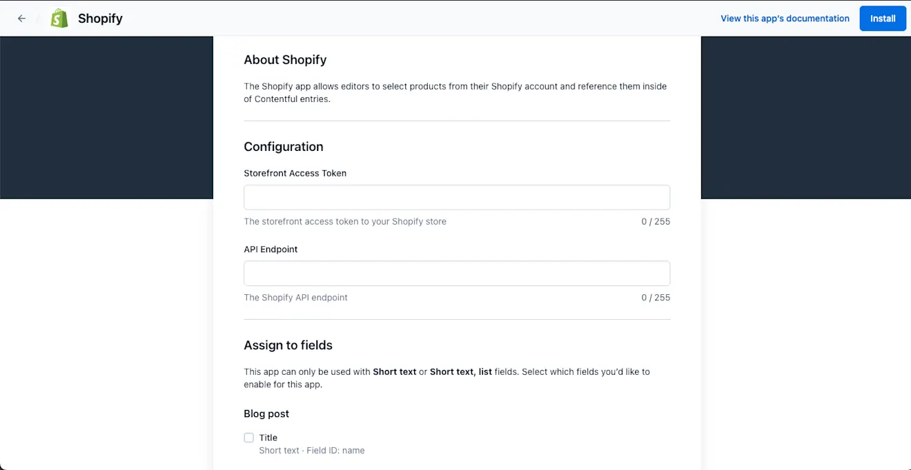Apps Shopify Installation